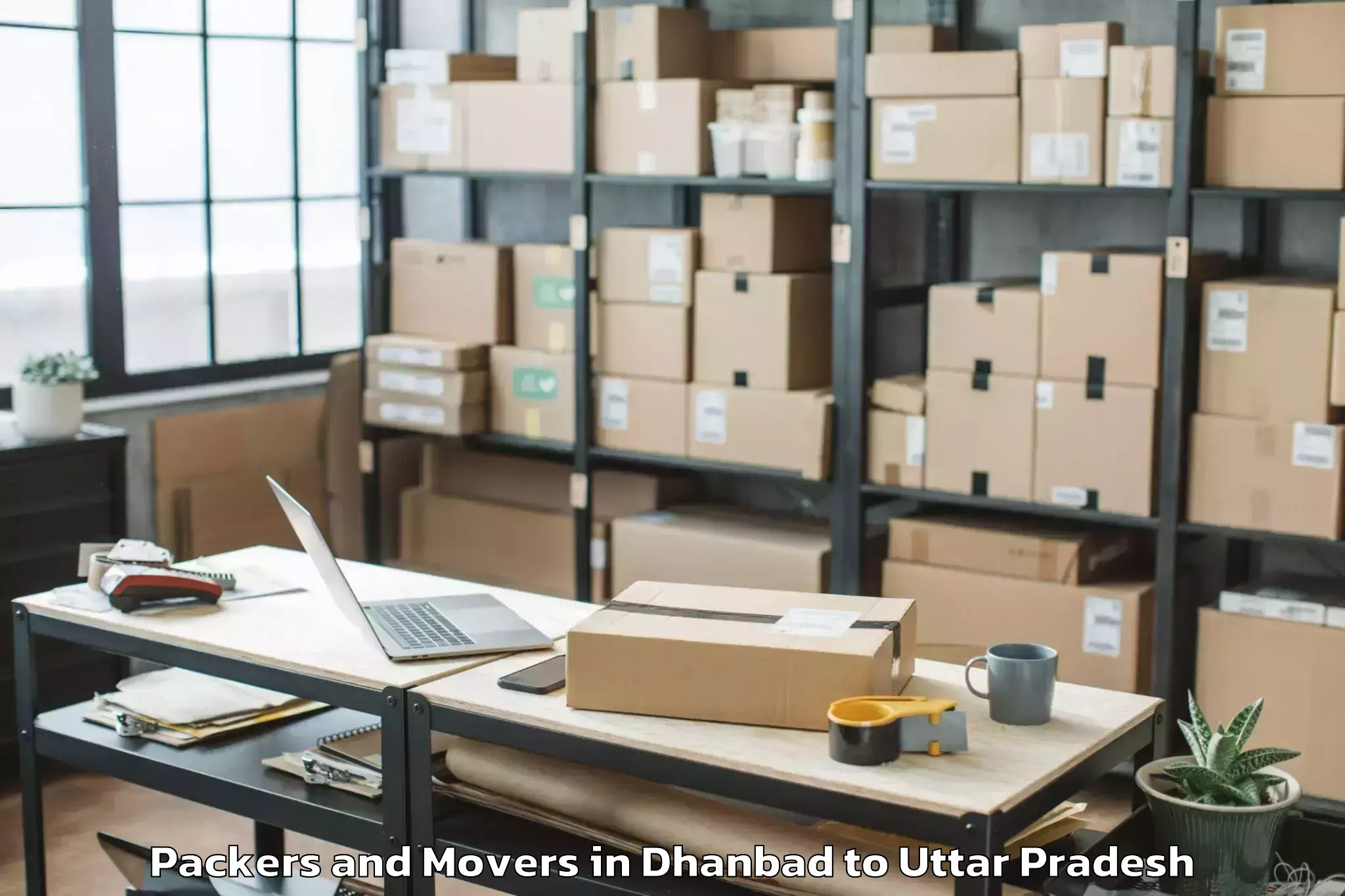 Book Dhanbad to Sikandra Rao Packers And Movers